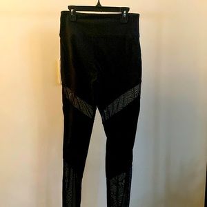 mesh cut-out leggings